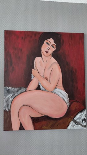 Modigliani sitzende nackte - modigliani,