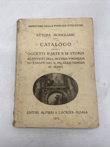 Ettore modigliani katalog - modigliani,