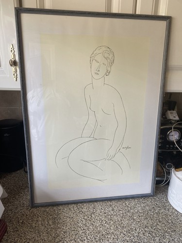 Großer vintage siebdruck - großer,