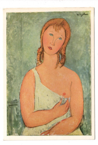 Modigliani nude with a - n,
