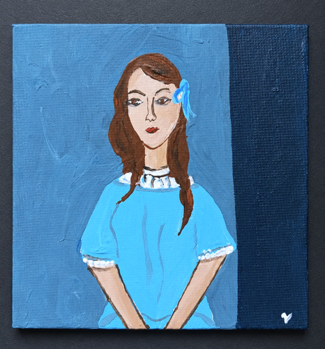 Original acryl mini gemälde - mini,