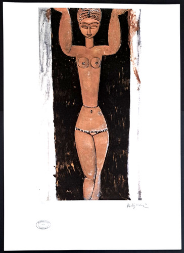 Amedeo modigliani karyatide - amedeo,